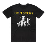Bon Scott - Studio Pic - Black T-shirt